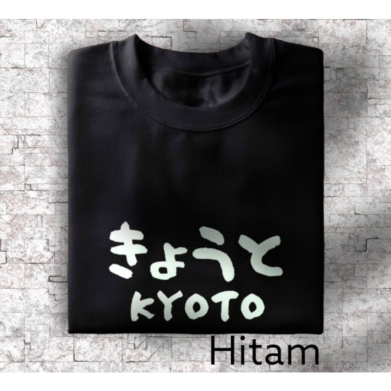 kaos polos sablon kyoto