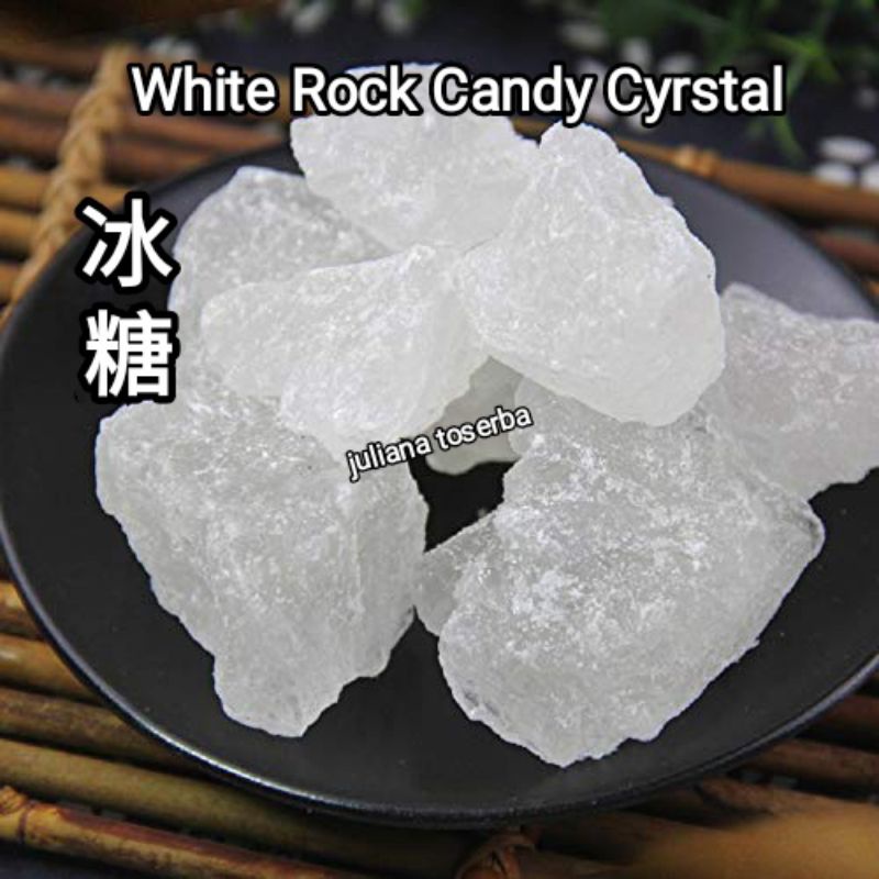 

100g gula herbal White Rock Candy Sugar bing tang Gula balok Keping