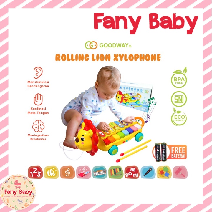 GOODWAY ROLLING LION XYLOPHONE [ GW3503 ]