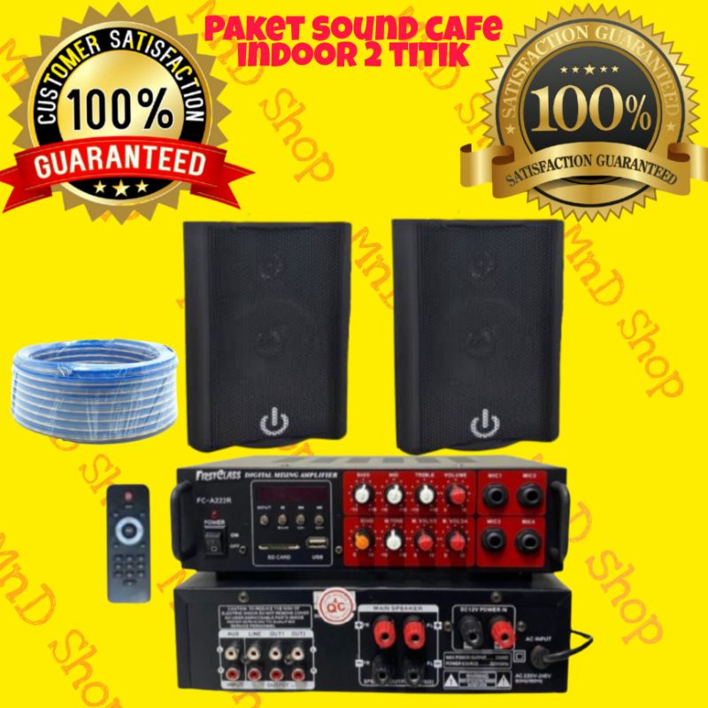 paket sound sistem cafe 2 titik murah murah top