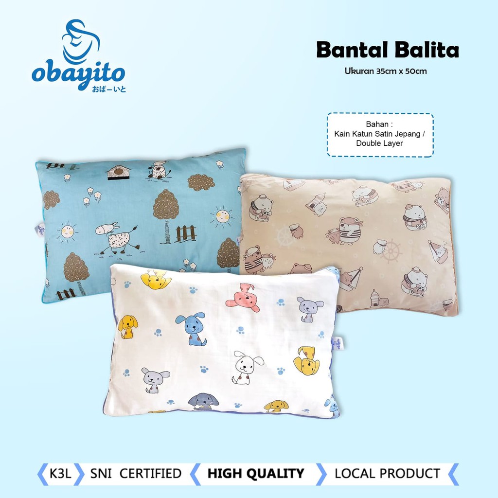 PREMIUM OBAYITO BANTAL GULING BAYI BALITA