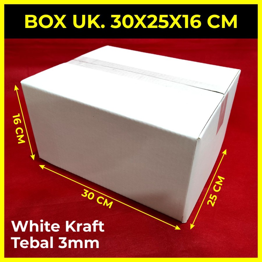 

Kardus Box Karton Packing UK 30X25X14 CM shipping box