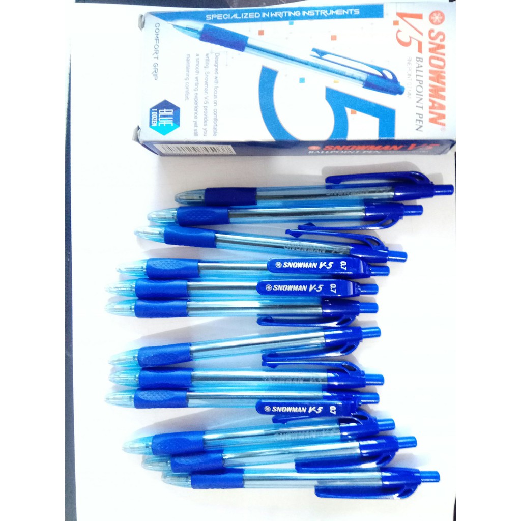 

PEN / PULPEN SNOWMAN V5 0.7MM - Hitam