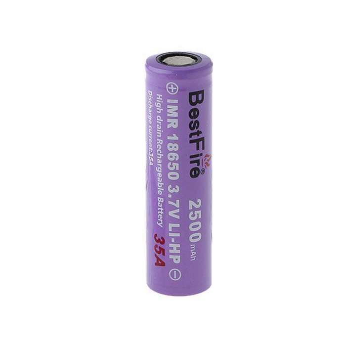 baterai Battery BestFire 18650 2500mAh 35A clone