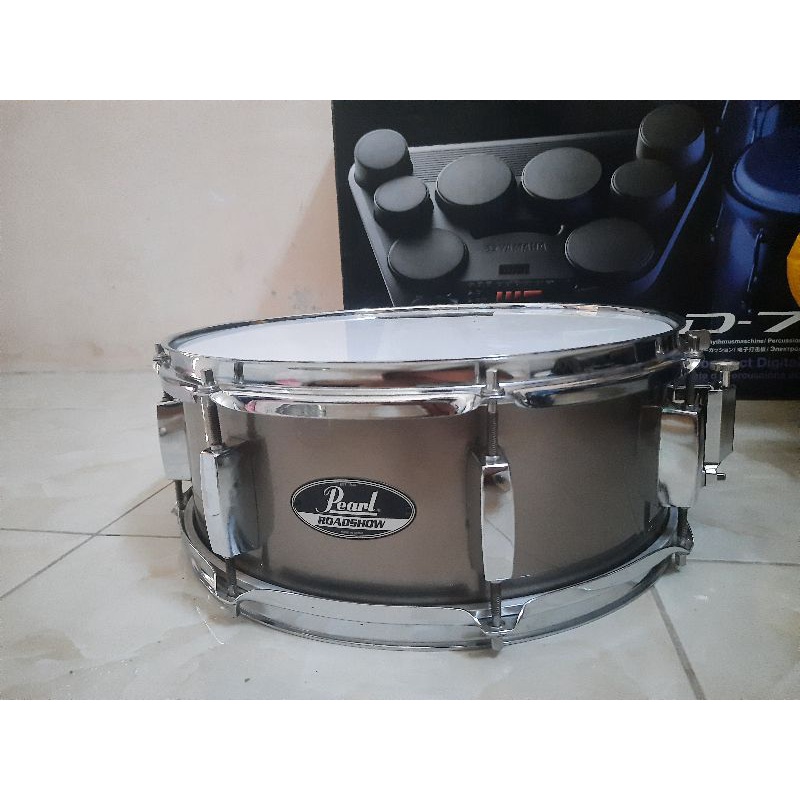 snare pearl roadshow snare drum bekas sperti baru mulus tanpa ada karat