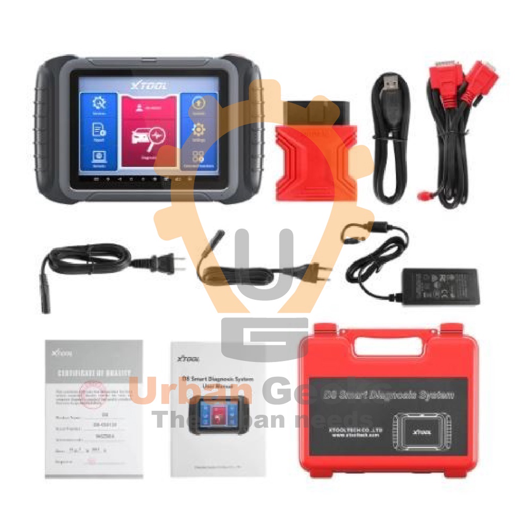 XTOOL D8 OBD2 Diagnostic Scan Tool with ECU Coding Key Programming Resets  OE Full Diagnostics SAS