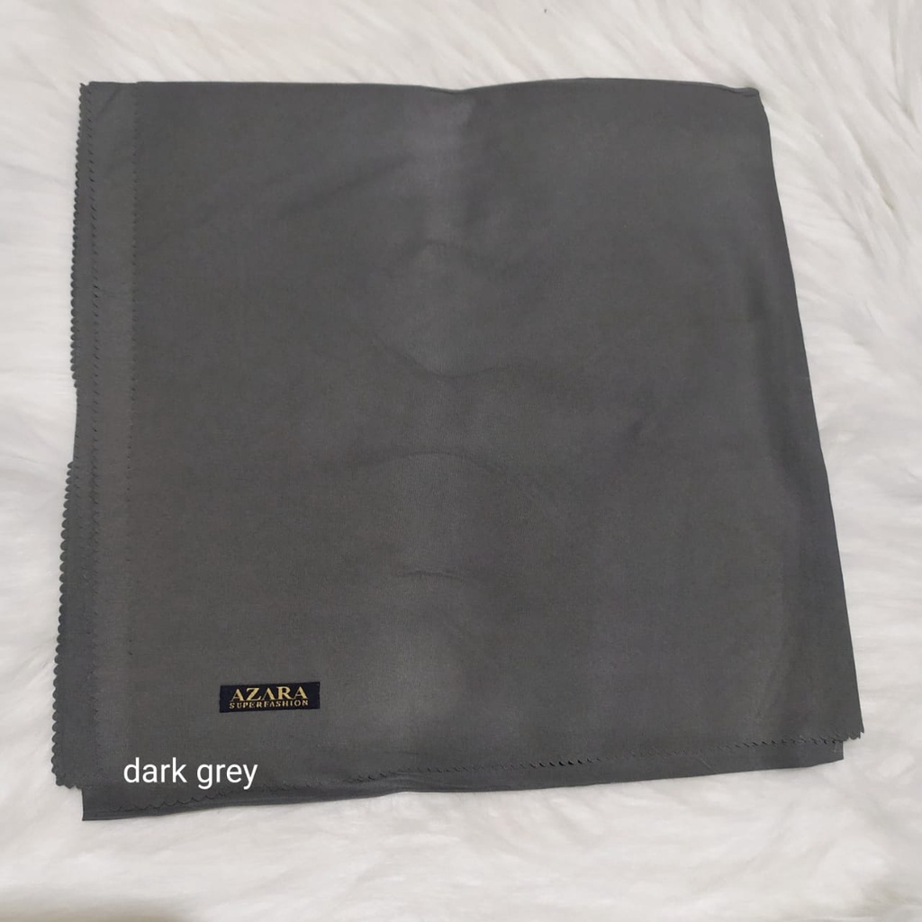 Hijab Azara Oskara / masahi syari 130x130cm LC Jilbab square / segiempat jumbo syar'i Lasercut/Voal-Dark grey