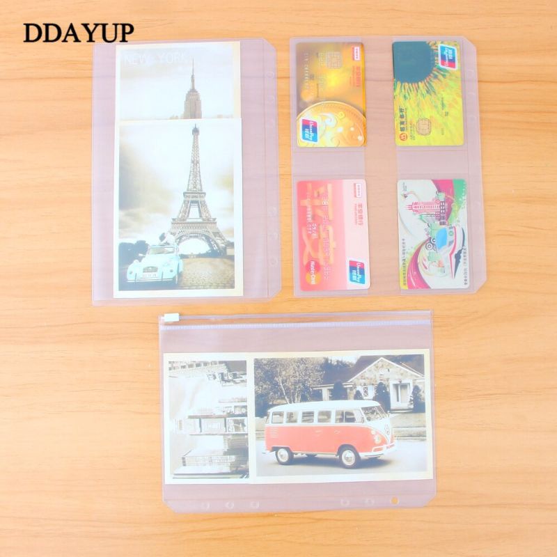 Ziplock binder A5 dan A6 | Kantong Isi Binder | Zipper Bag | Isi binder Ziplock