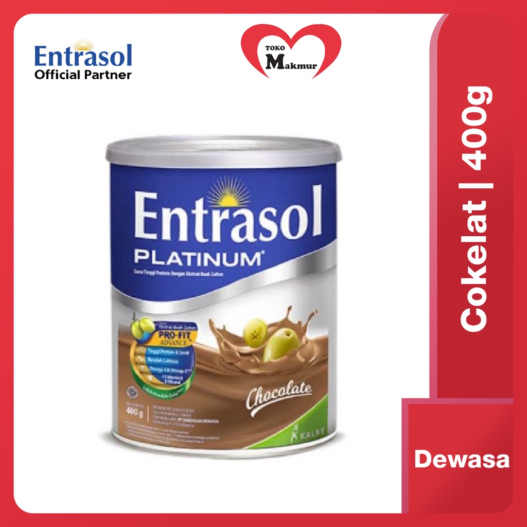 Entrasol Platinum Vanila / Coklat 400gr / Toko Makmur Online