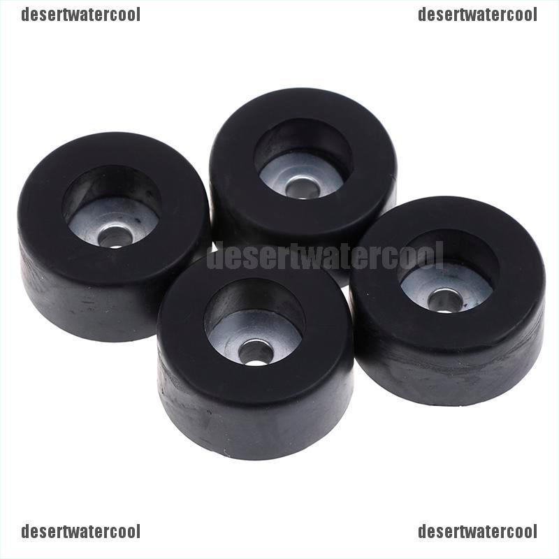 Deid 4Pcs Bantalan Kaki Speaker Bahan Karet Ukuran 38mm x 19mm