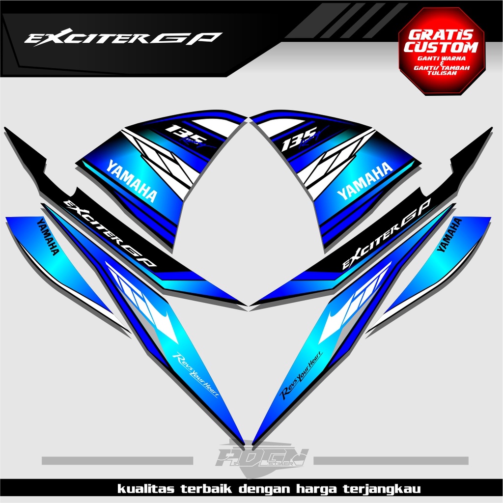 Striping Jupiter Mx New 135 / lc135 custom gp