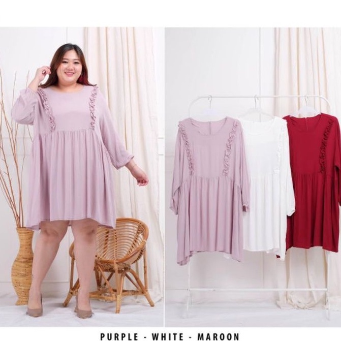 tunik jumbo wanita Ld 132cm T01