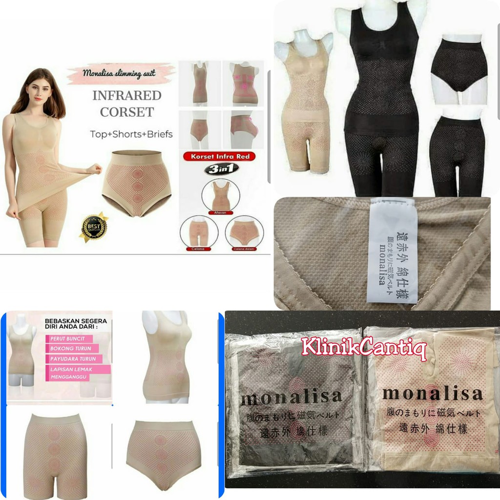 KORSET MONALISA SLIMMING SUIT WITH INFRARED KUALITAS PREMIUM