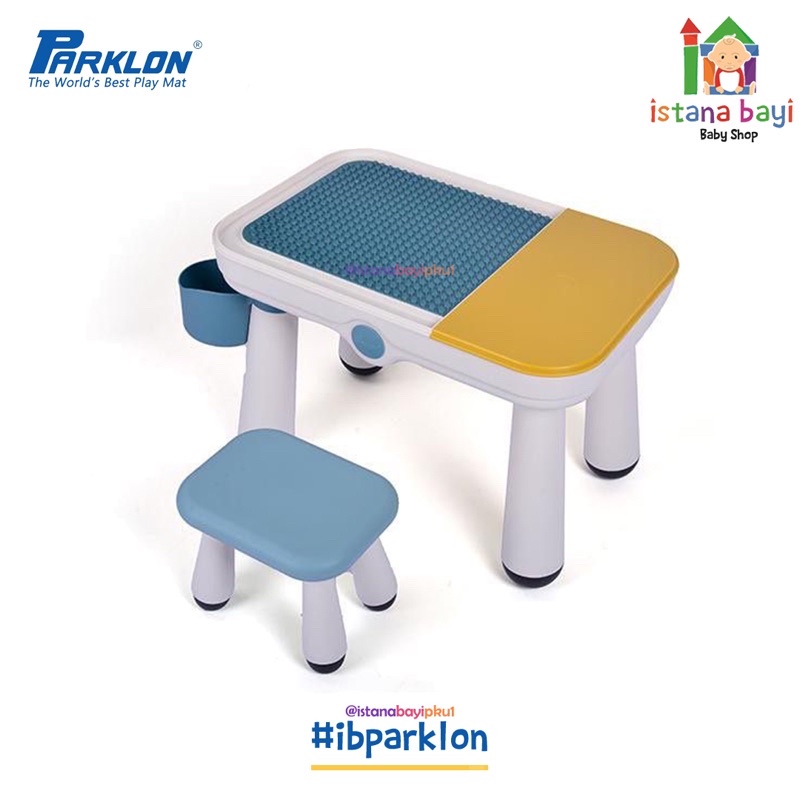 Parklon Multifunction Block Table FREE BLOCK MAINAN / Mainan Anak Murah