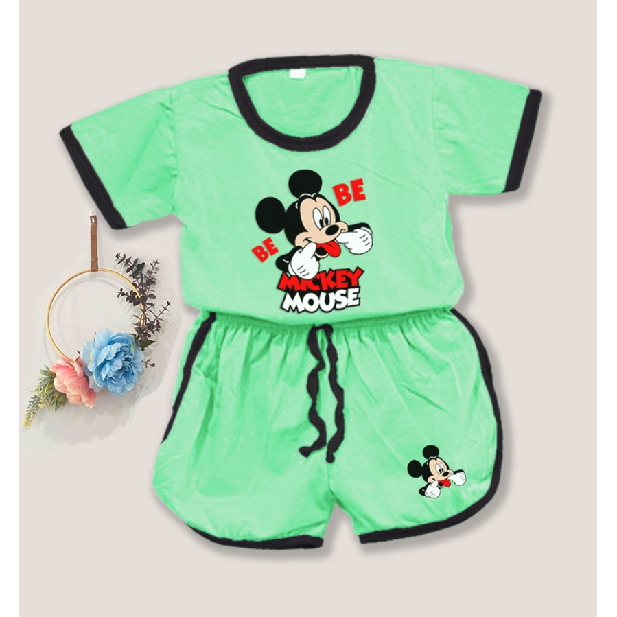 SF - Setelan Playset Cupa Cup Baju Anak Karakter / Set Anak Balita Karakter / Setelan Anak Unisex-2