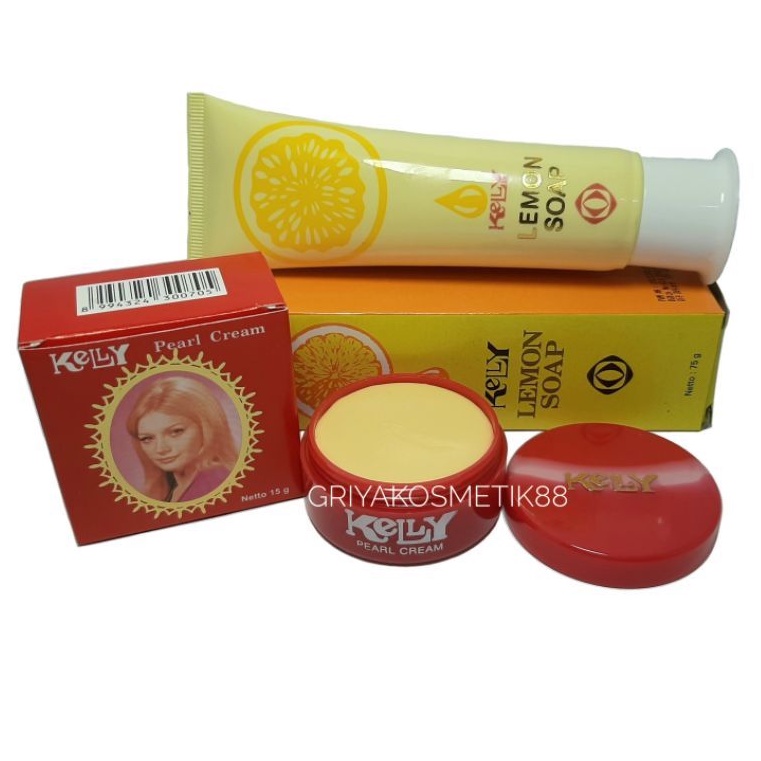 PAKET CREAM KELLY &amp; SABUN LEMON ORIGINAL