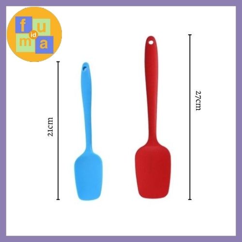 Sendok Pengaduk Bahan Silicone/ Sendok Pengaduk uk.27cm/ Sendok Bentuk Sekop / Spatula Silicone