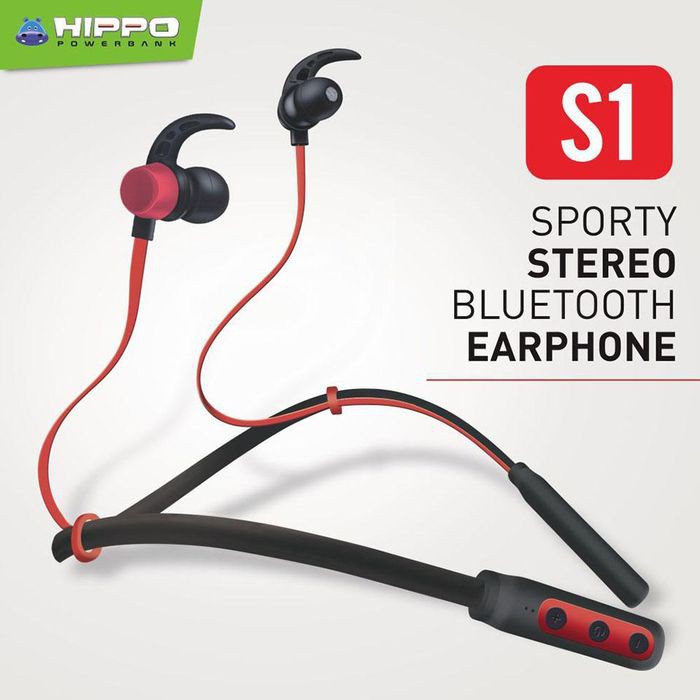 Hippo Headset Bluetooth S1 Handsfree Black Original Resmi