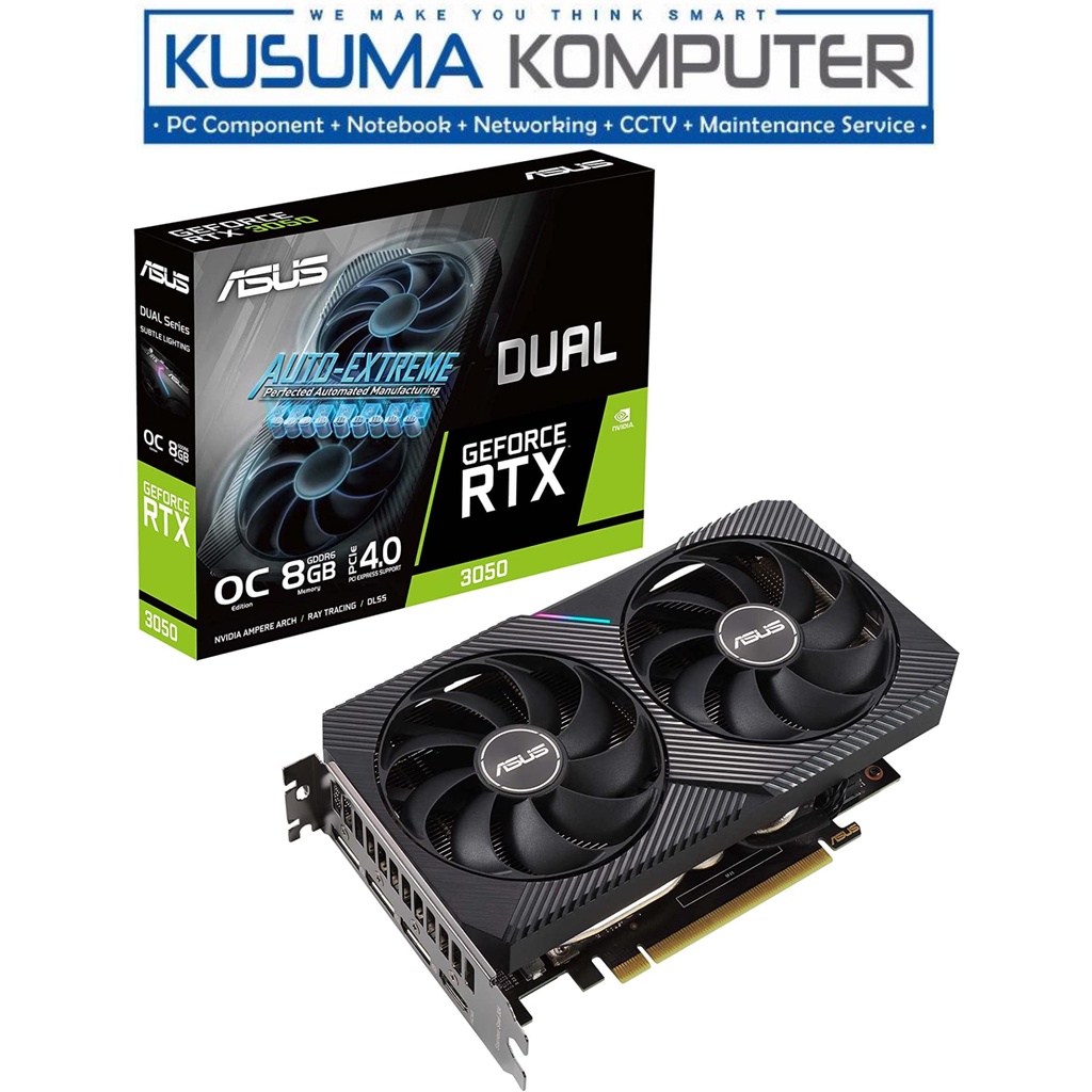 ASUS Dual GeForce RTX 3050 OC Edition 8GB GDDR6