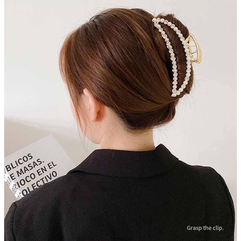 Jepit Jedai Rambut BESAR Korea Fashion Jepitan Klip Aksesoris Cewek Hair Pin Clip Jepitan Anti Badai Klip Claw Cewe