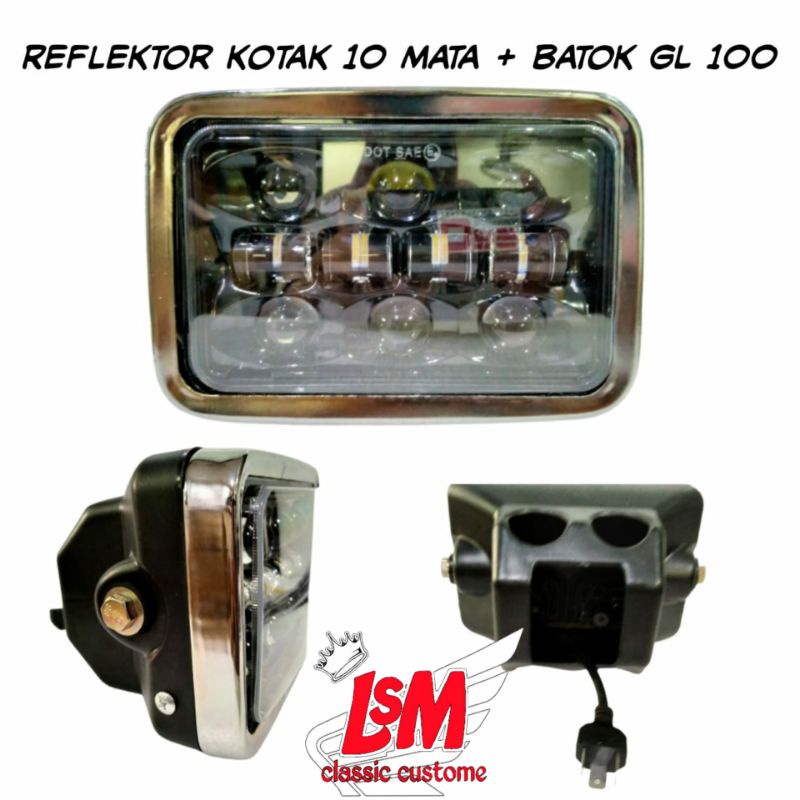 LAMPU KOTAK DAYMAKER PLUS BATOK DAN RING PNP RX KING GL MAX PRO GL 100 RXS RXK RXZ DLL