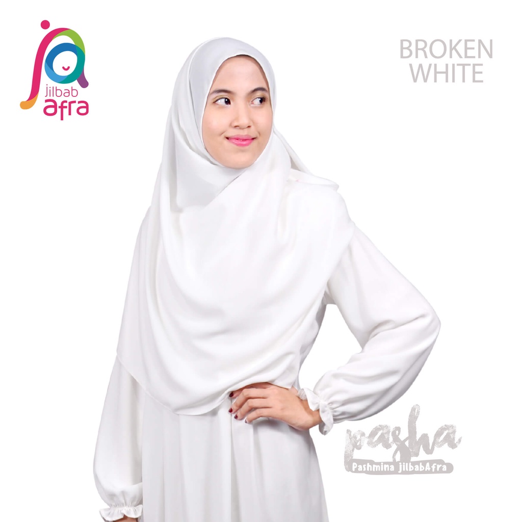 Jilbab Pashmina Pasha - Kerudung Pashmina Jilbab Arfa - Bahan Wolfis, Lembut &amp; Adem