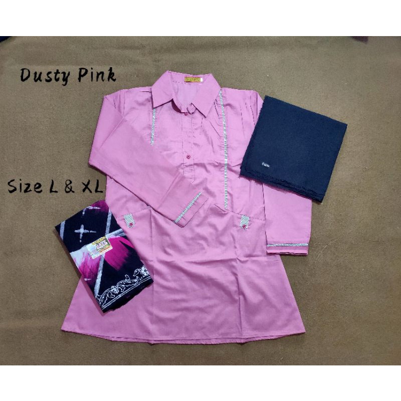 Set Sandang Santri #Sarungaqil #Tunik Toyobo #Tunik murah #Tunik Wanita #Tunik Polos #Baju Santri