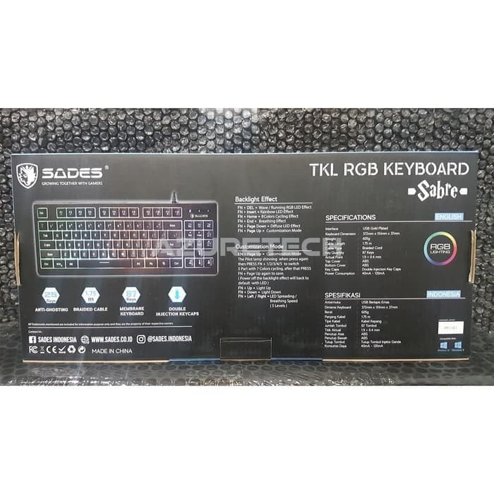 Sades Sabre RGB Gaming Keyboard