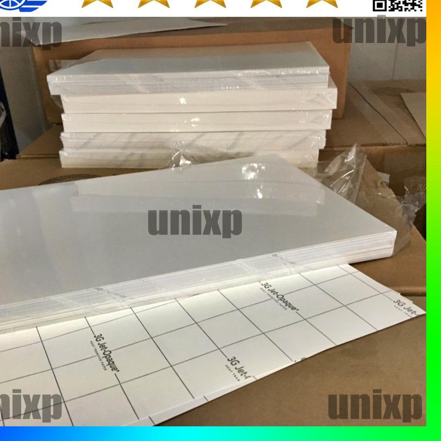 

☄️ Kertas Transfer Paper Dark 3G Jet Opaque T-Shirt Print Sablon Kaos A4 | Termurah | Terbaik | Orig