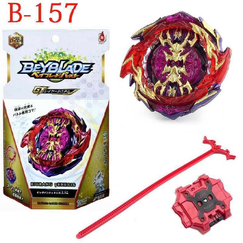 New Arrival Beyblade Burst GT B157 Booster Big Bang Genesis.0.Ym With L.R Launcher Gifts High Effectiveness