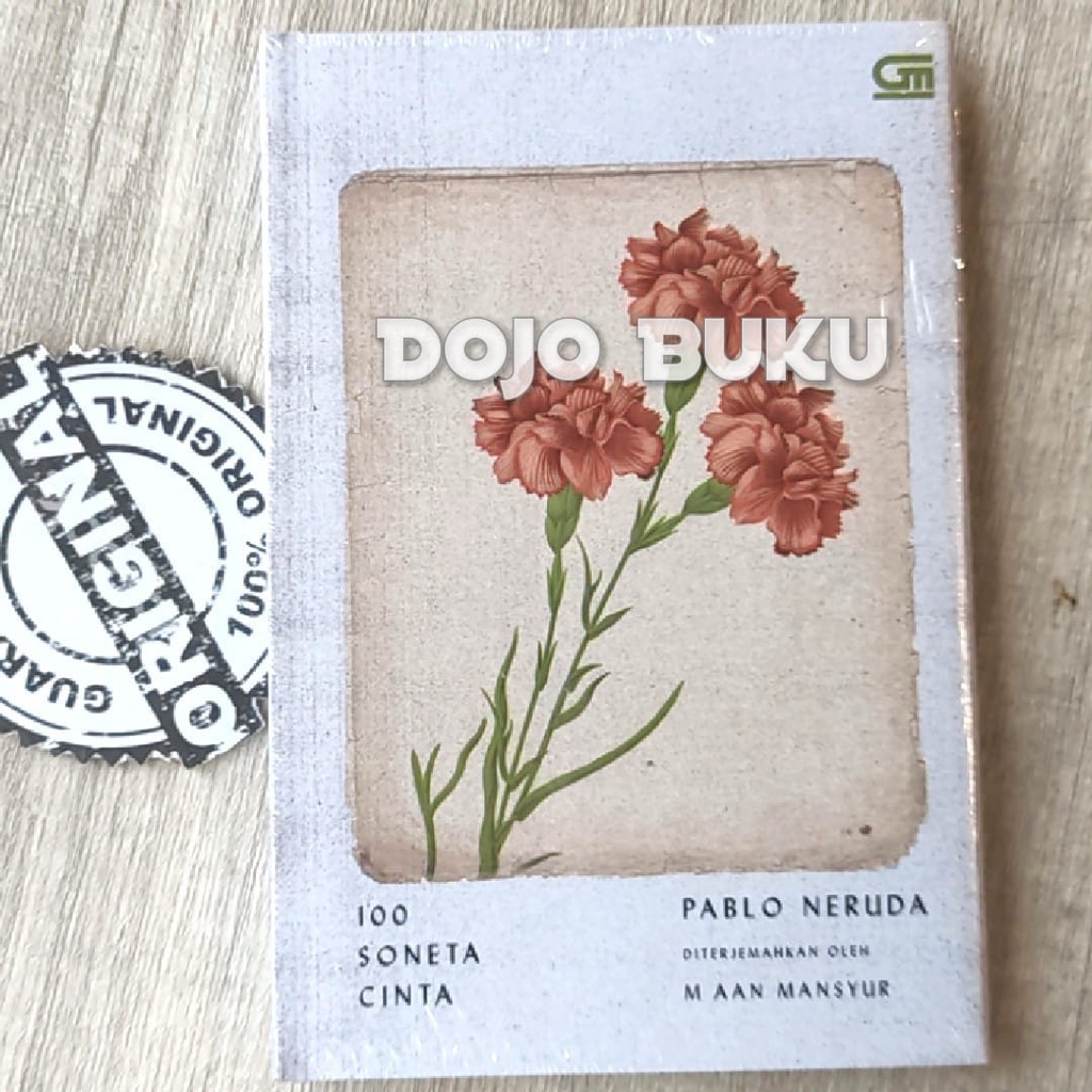 Buku Novel 100 Soneta Cinta HARD COVER by Pablo Neruda