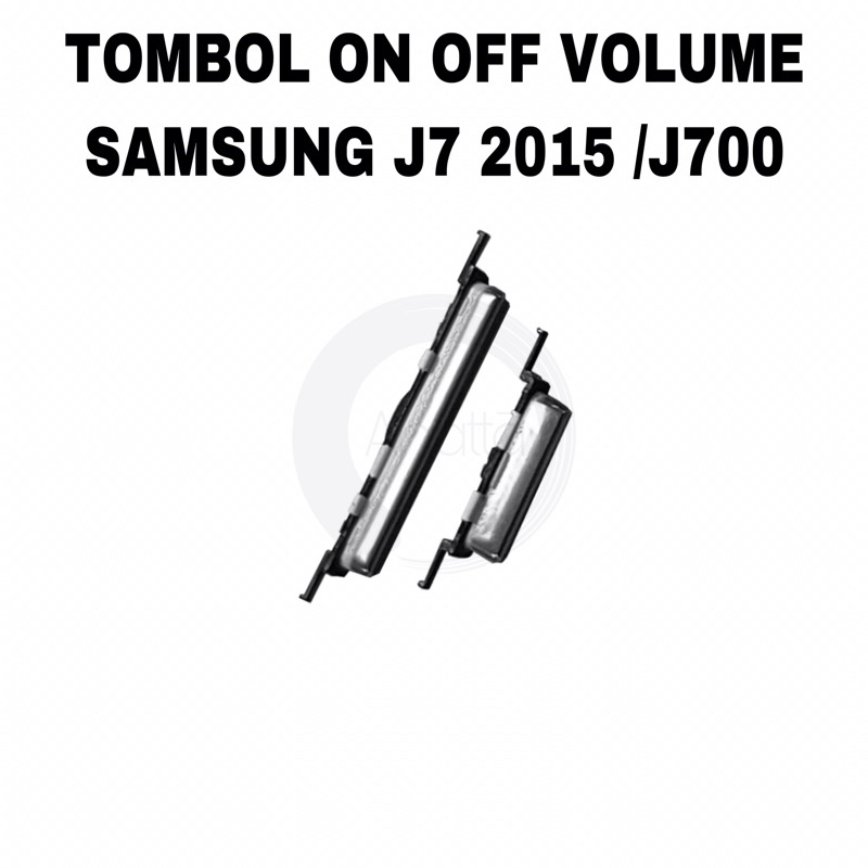 Tombol On Off Volume Samsung J7 2015 / J700 / SM-J700 - Button Keypad