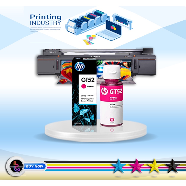 Tinta printer HP GT-51 GT-52 MAGENTA ink 115 310 315 410