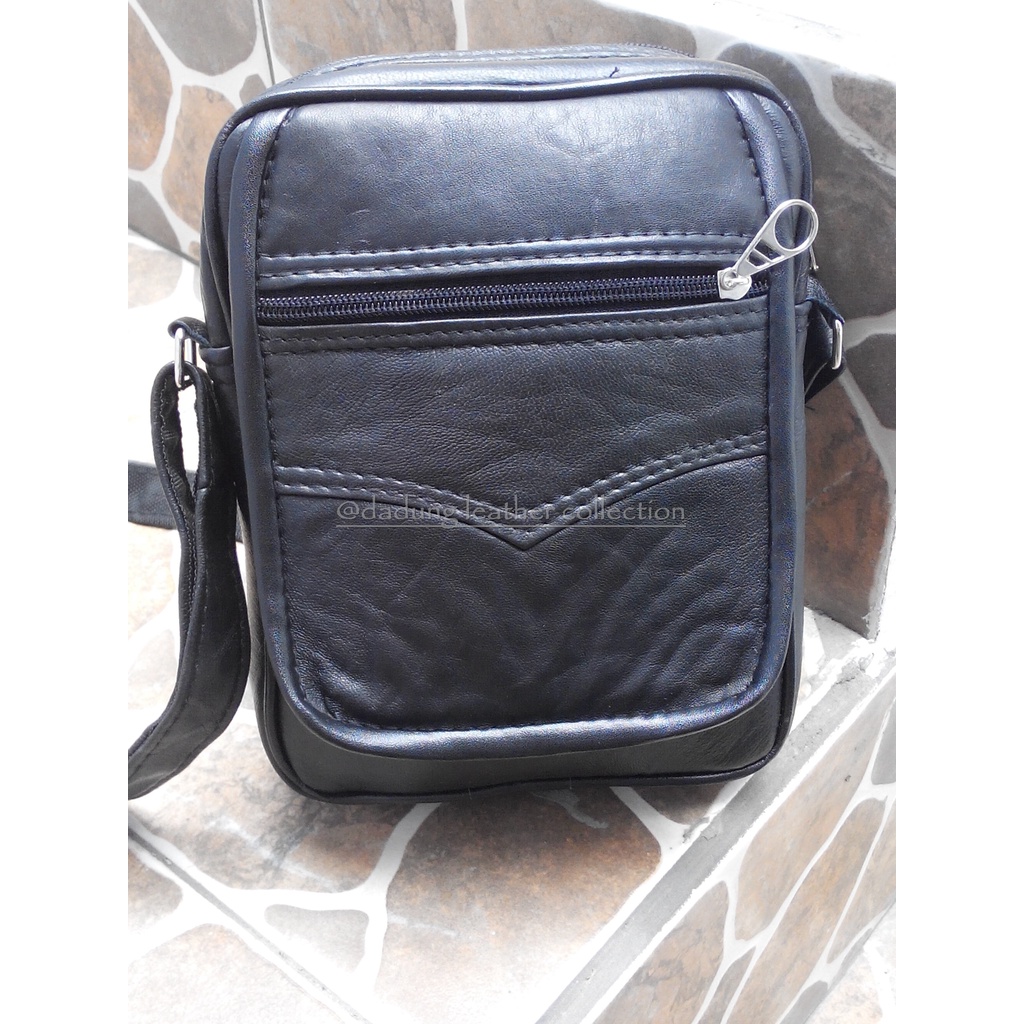 Tas Selempang ,Tas Kulit Domba Asli Garut,Tas Kulit Pria