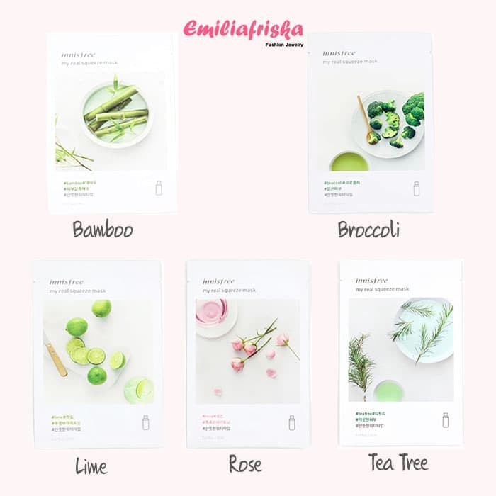 Innisfree My Real Squeeze Mask Original Sheet Mask Skincare Korea