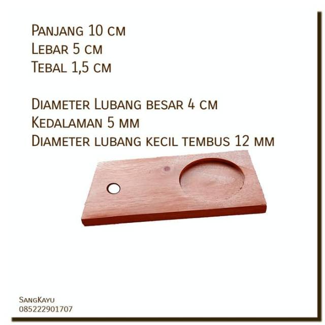 Potongan kayu bahan craft, cover lampu led unik bahan gantungan kunci