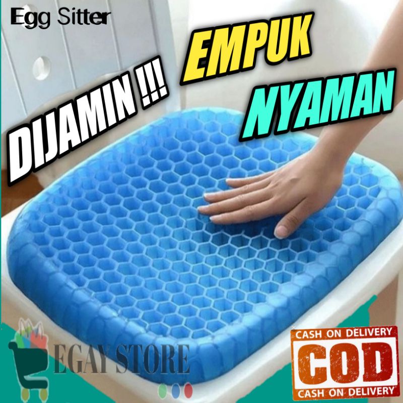 Bantal Alas Duduk Bantalan Silikon Kursi Jok Mobil Empuk Nyaman Silicon Gel Support