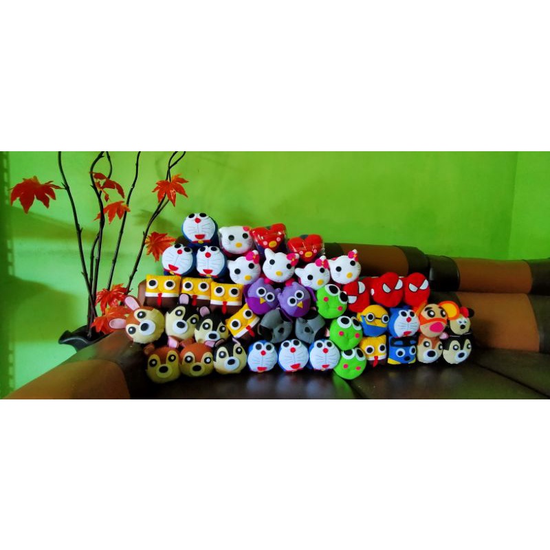 celengan karakter//celengan kain flanel//karakter unik kain flanel//celengan-3