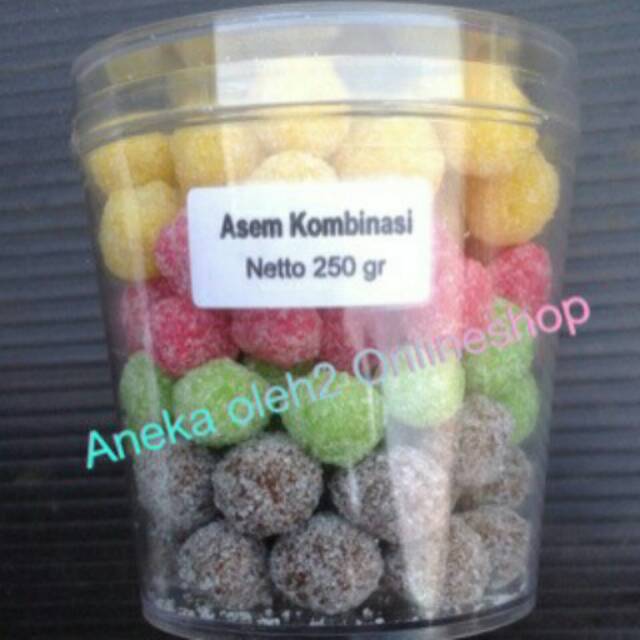 

Manisan asem kombinasi toples