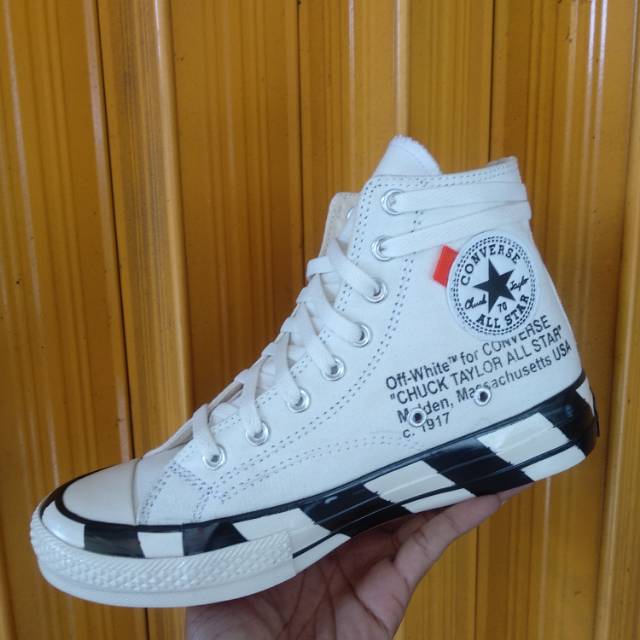 Sepatu Converse X Off White Zebra Not Original Premium Quality