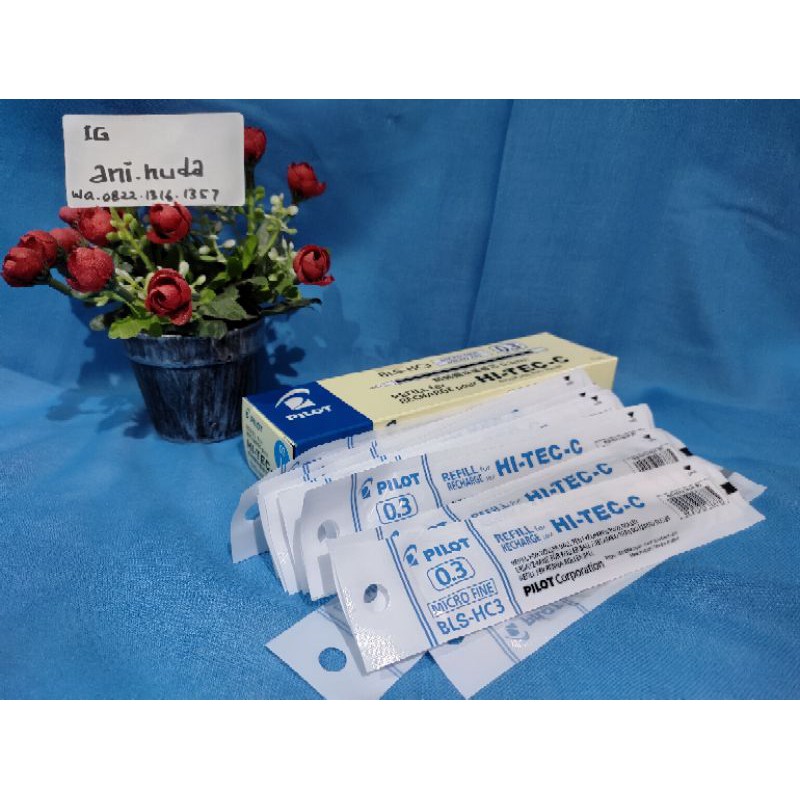 

Refill Pilot Hi-tec-c 0,3 warna biru