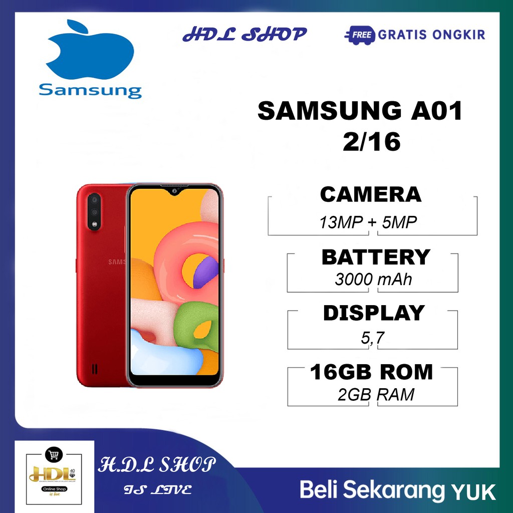 Handphone Hp Samsung Galaxy A10 Ram 2gb Internal 32gb