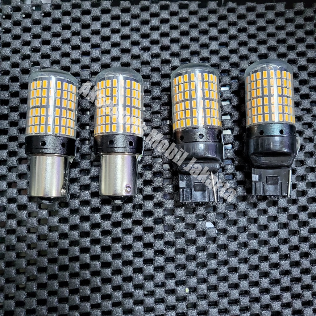 LAMPU SEIN KUNING MOBIL MOTOR LED SUPER BRIGHT PUTAR TANCAP KAKI 1 NYALA KUNING ACC_JKT