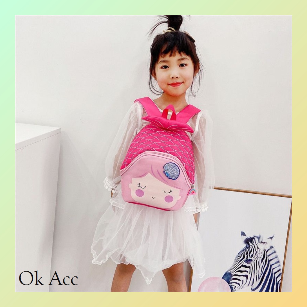 Tas Ransel anak sekolah Putri duyung mermaid FT29