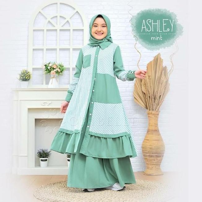 Terbaik.. Gamis anak Ashley Kids / gamis anak remaja / gamis remaja / gamis remaja terbaru .