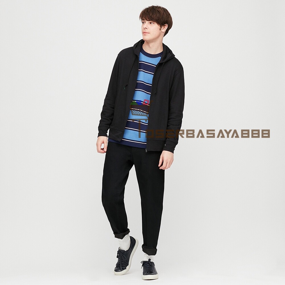 Jaket Pria UNIQLO AIRism 100% ORIGINAL - BLACK