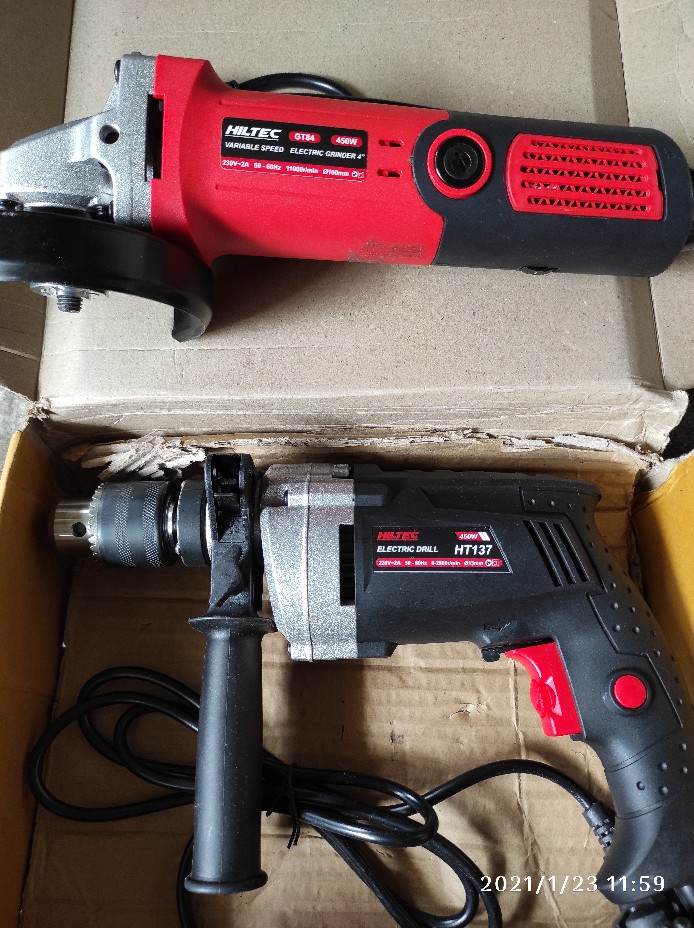 Promo Mesin Bor Listrik Hiltec Ht135 Impact Drill 13mm Terkuat Beton Tembok Kayu Besi Setara Makita