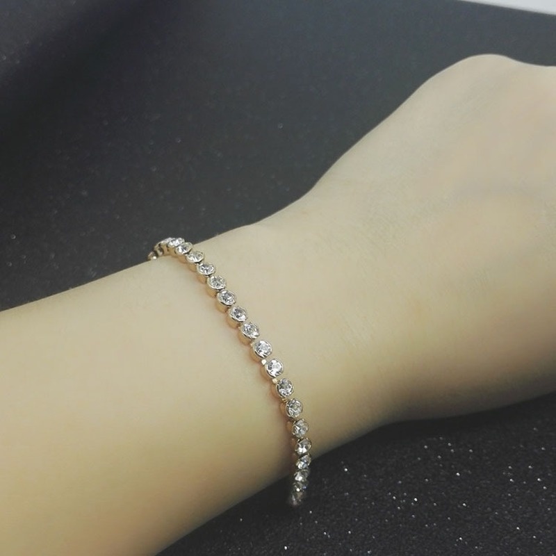 Gelang Zircon Sparkling Untuk Hadiah Ulang Tahun Wanita