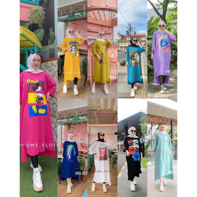 VRN ID- ORIGINAL DM3 100%/LONG TUNIK KAOS DM3/LOG TUNIK DM3/LONG TUNIK/LONG TUNIK JUMBO/TUNIK/TUNIK 