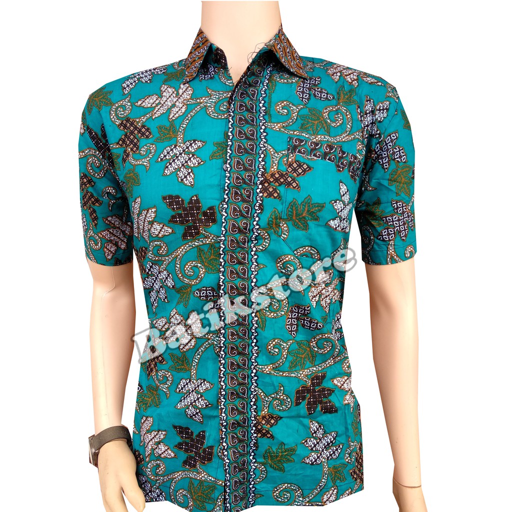 KEMEJA HEM BATIK KODE A09